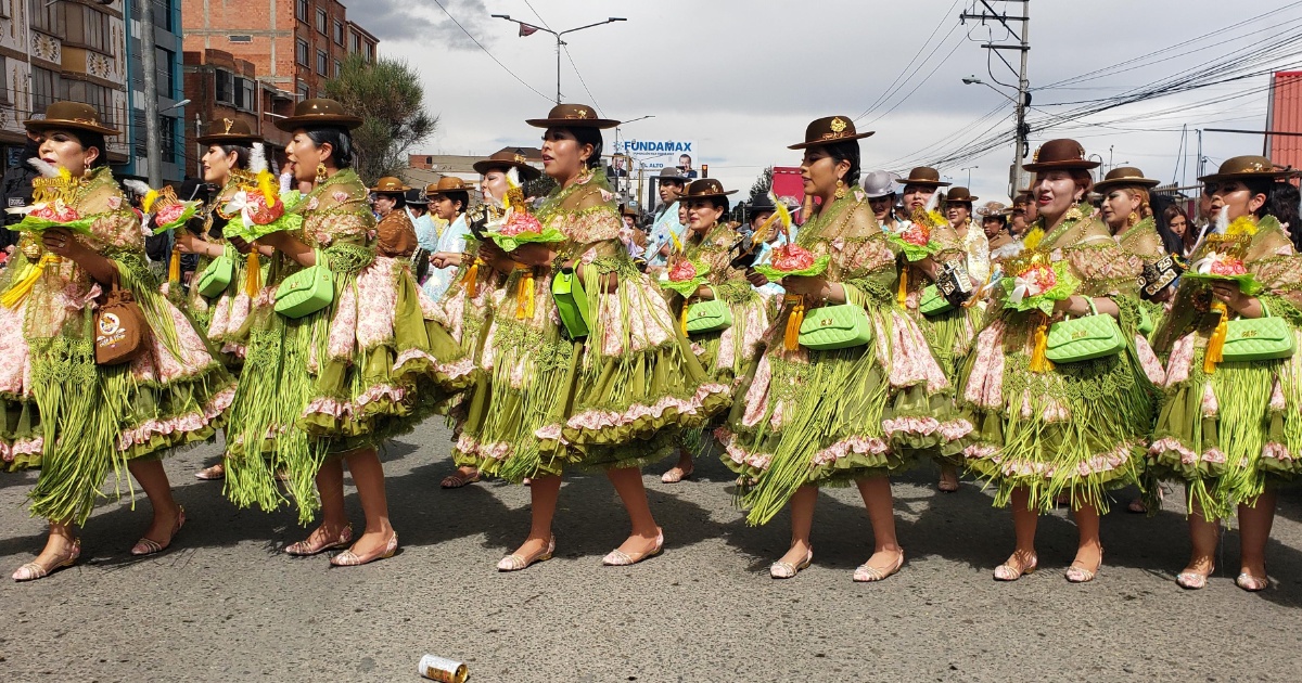 Guías de la Morenada Chacaltaya 97.16 (Foto: Mediabol)
