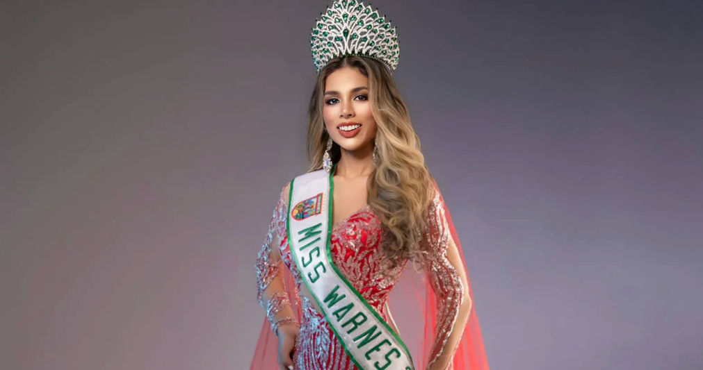 María Rosario Villa, Miss Warnes 2025 (Foto: RRSS)