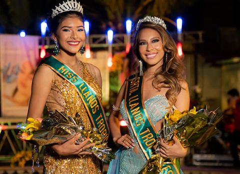 Abigail Moreno y Fabiana Fuentes, Miss y Señorita Llanos Tropicales 2023 (Foto: Vidal Roca)