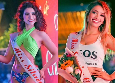 Briseyka Cuéllar y Nathalia Barrón (Foto: Correo del Sur)