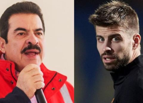 Manfred Reyes - Gerard Piqué (Foto: Composición)