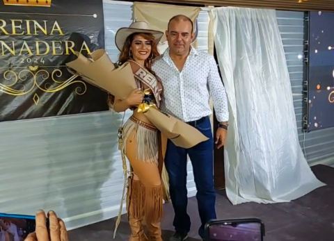 Carla Rodríguez, Reina Ganadera Yacuma 2024 (Foto: Captura)