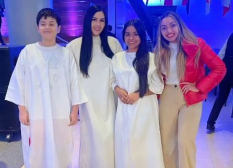 Bautizo de Patricia Peña Zambrana (Foto: Captura)