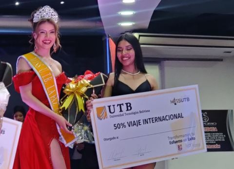 Rania Burgoa, Miss UTB La Paz 2024 (Foto: (A.M.S.A.)