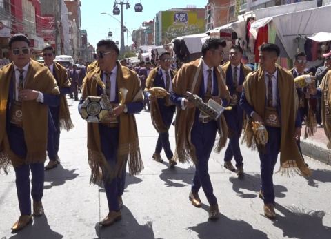 Bloque X Siempre Amigos, Morenada Chacaltaya (Foto: Mediabol)