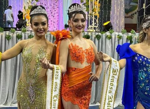 Claudia Farfán, Yhuliana Trelles y Mayté Hurtado (Foto: Missosology Tarija)