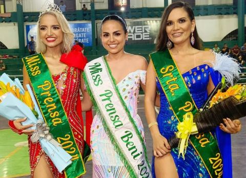 Miss y Señorita Prensa Beni 2024 (Foto: JC Noticias Trinidad)