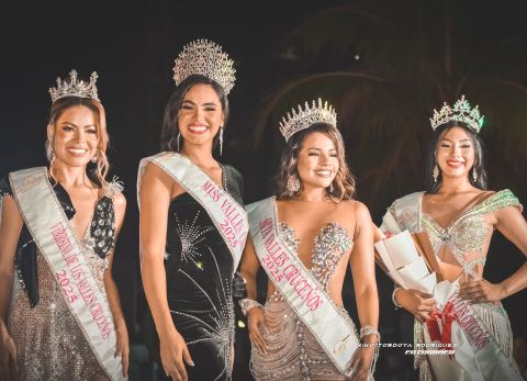 Ganadoras Miss Valles Cruceños 2025 (Foto: Al Ritmo de Kiko)