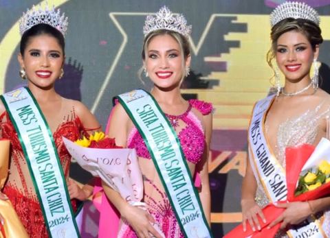 Ganadoras Miss Turismo Santa Cruz 2024 (Foto: A.I.M.)