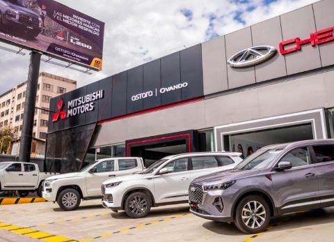 Showroom Mitsubishi y Chery, Av. Ballivián, La Paz (Foto: Gentileza)