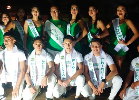 Candidatos del certamen de las provincias cruceñas (Foto: Gentileza) 