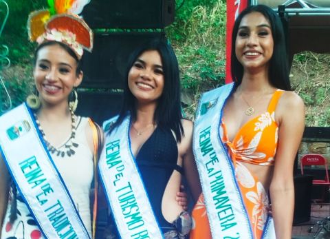 Soberanas del Día de la Tradición de Roboré (Foto: Canal 11)