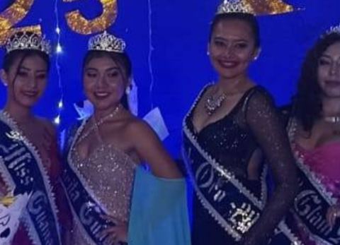 Ganadoras del Miss Guanay 2025 (Foto: Captura) 