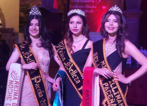 Ganadoras del Reina Belleza Paceña 2025 (Foto: Mediabol) 