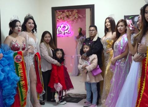 Corte de cinta del boutique Alta Pinta (Foto: Mediabol) 