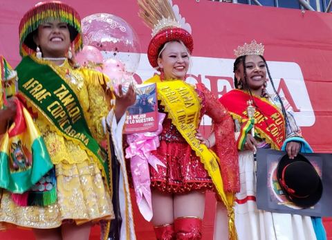 Soberanas de la AFRAF Copacabana 2026 (Foto: Mediabol) 