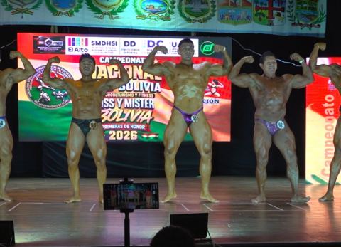 Campeonato Fisicoculturismo Bolivia 2026 (Foto: Mediabol)