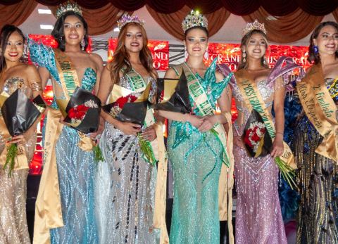 Ganadoras del Miss Grand El Alto (Foto: Ramiro Escobar) 