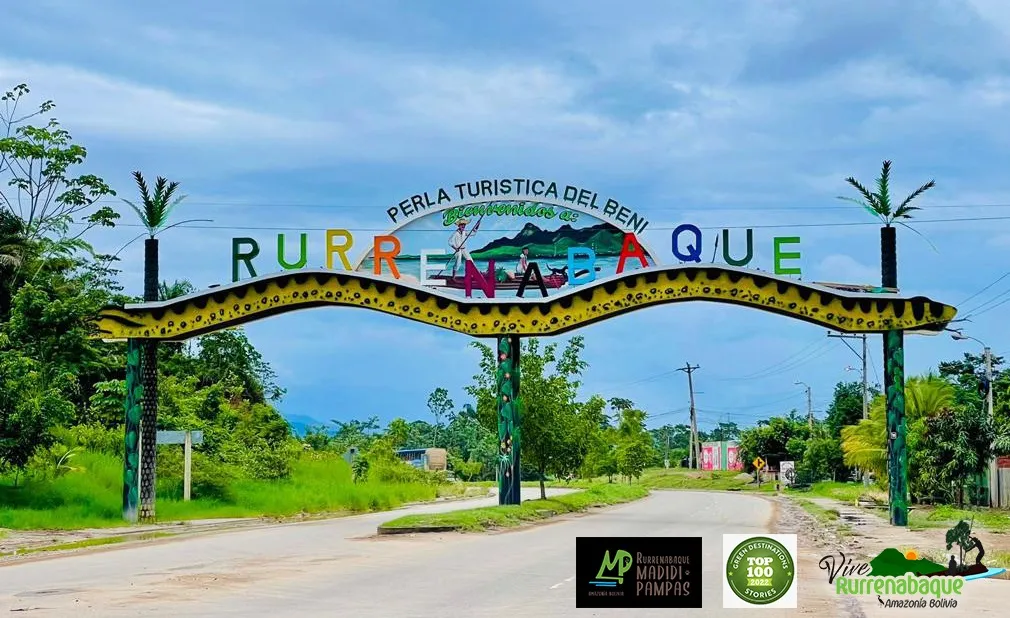 Ingreso a la ciudad de Rurrenabaque 