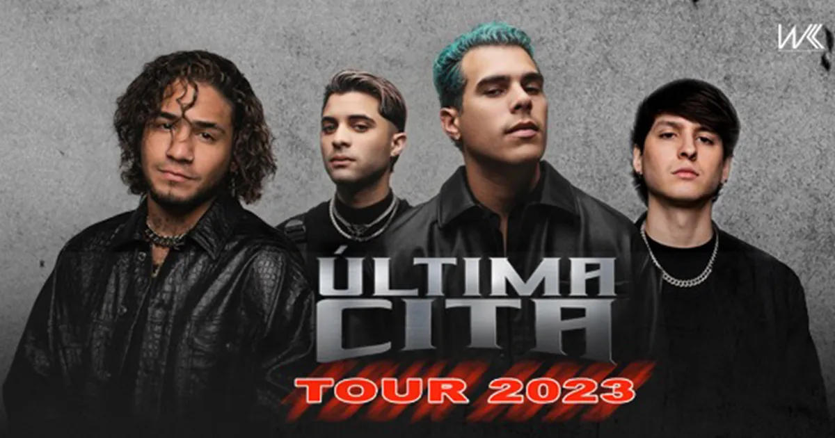 La Última Cita de Christopher, Erick, Richard y Zabdiel (Foto: @cncomusic)
