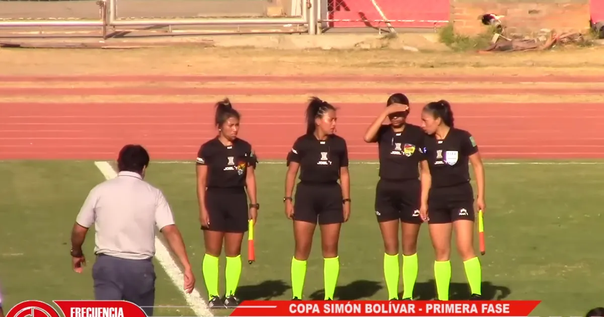 Arbitras en Tarija (Foto: Captura)
