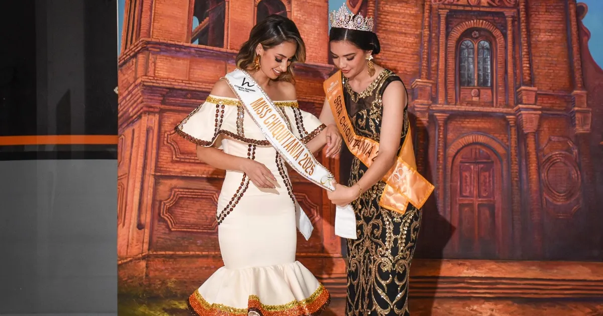 Coronación de Steffany Quiroga (Foto: Miss Chiquitania) 