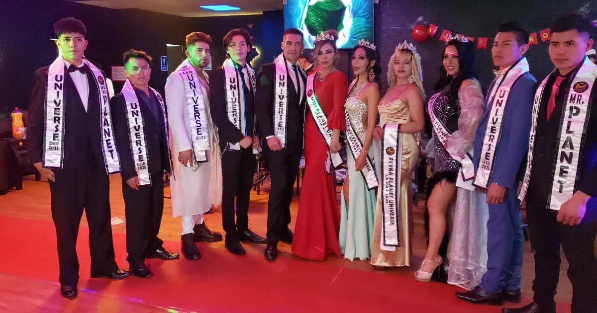 Bandas a la Miss y Míster Planet Universe Bolivia (Foto: Mediabol) 