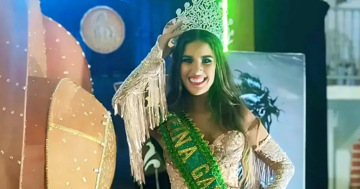 Cidia Davieds, Reina Ganadera del Beni 2025 (Foto: RRSS) 