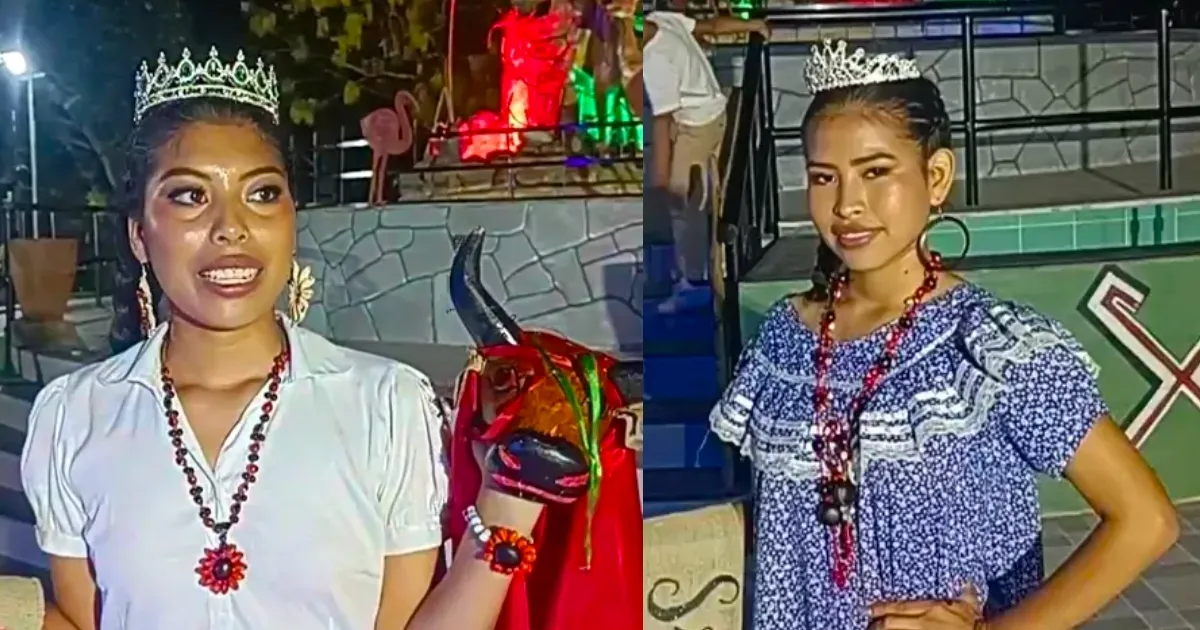 Soberanas del Día de la Tradición Ixiameña (Foto: Captura)