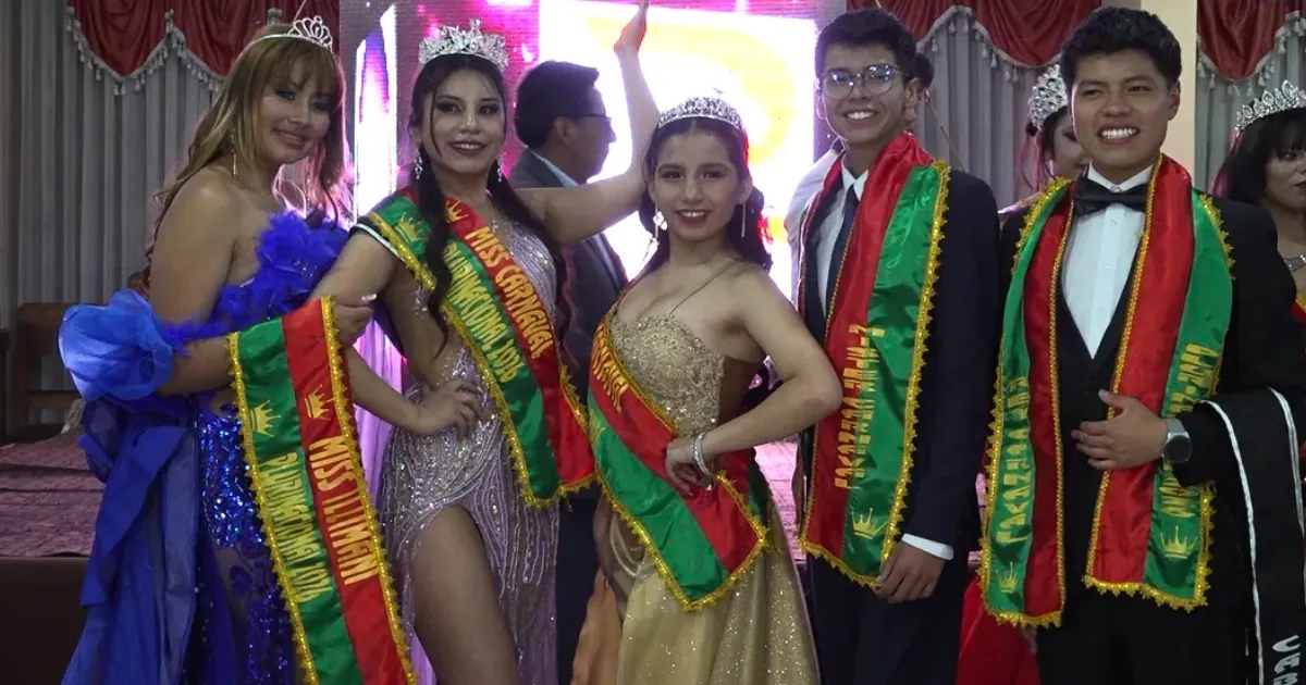 Ganadores Miss y Míster Plurinacional 2026 (Foto: Mediabol) 