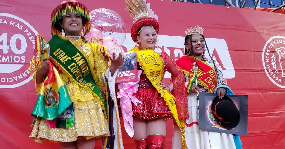 Soberanas de la AFRAF Copacabana 2026 (Foto: Mediabol) 