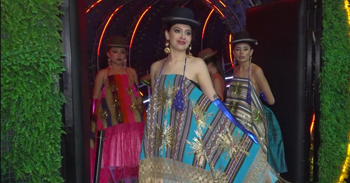 Pasarela de Alejandro Cartagena (Foto: Mediabol) 