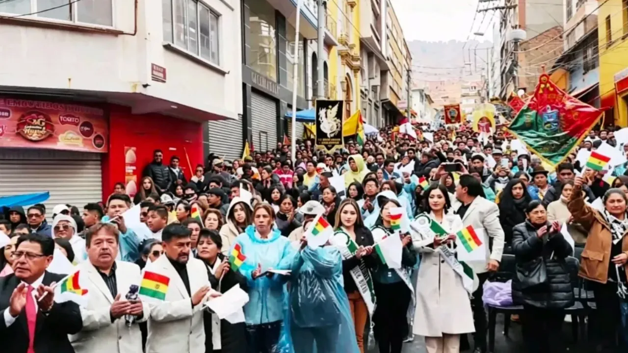 Misa religiosa por la paz en Bolivia, Gran Poder 2026 